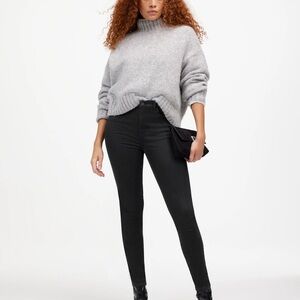 Madewell 10” High Rise Skinny Black Denim Jeans Women's Size 31